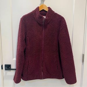 Amazon Essential Women’s Polar Fleece Lined Sherpa Full-Zip Jacket Size XL